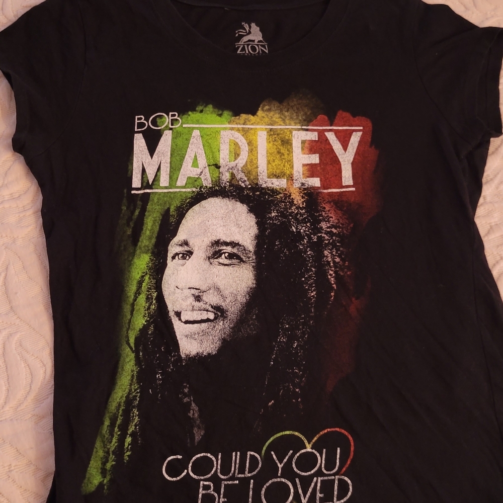 Bob Marley Women's T-shirt By Zion Rootswear L